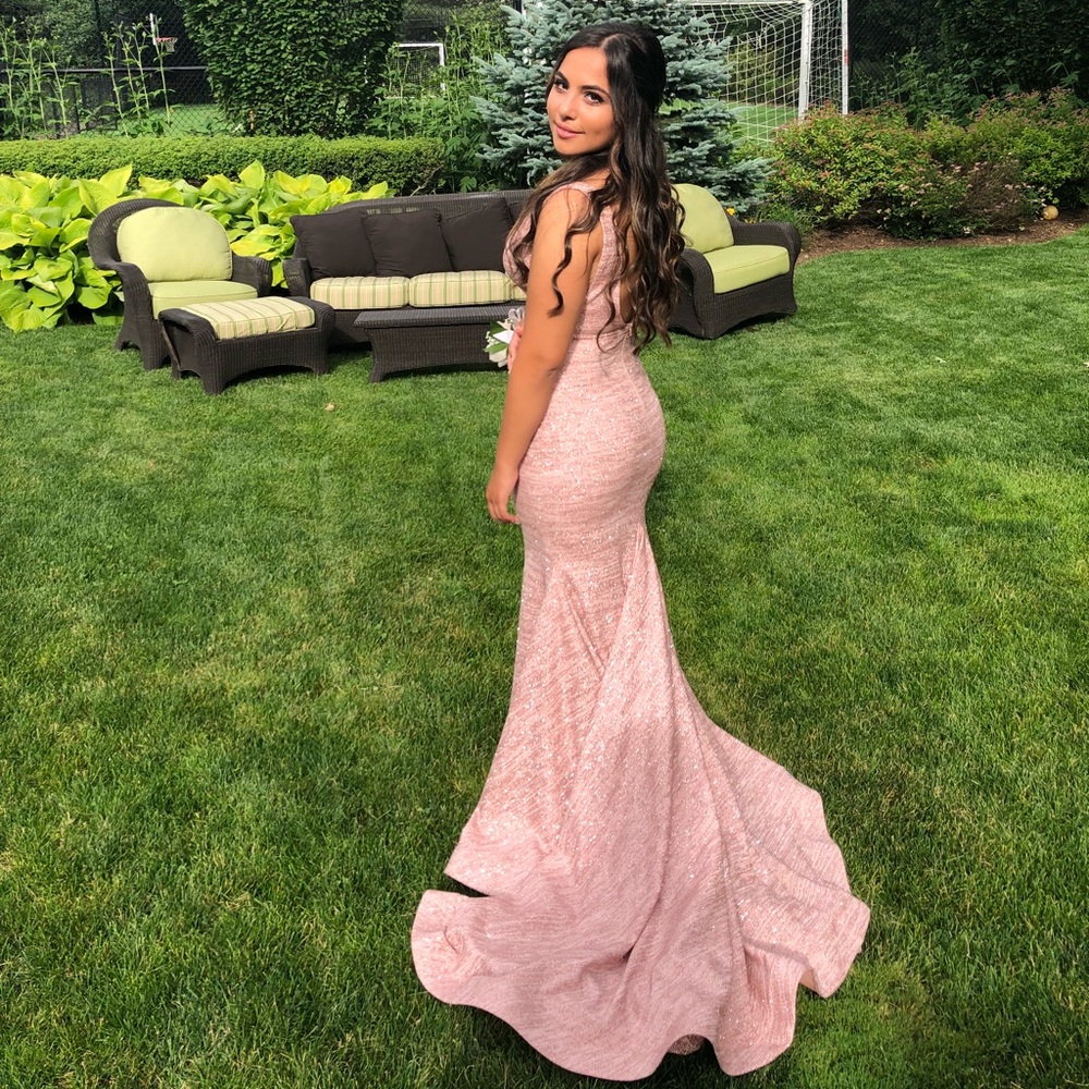 JOVANI PROM DRESS blush pink